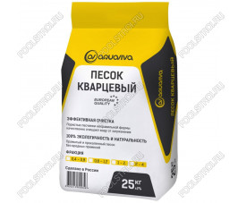 Песок кварцевый 25кг Aquaviva 0,8-2,0 мм К Песок кварцевый 25кг Aquaviva 0,8-2,0 мм К