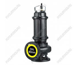 Канализационный насос AquaViva 65WQ25-25-3/JY(DN65,Q=25,H=25,P=3kW,380V)с агитатором Канализационный насос AquaViva 65WQ25-25-3/JY(DN65,Q=25,H=25,P=3kW,380V)с агитатором