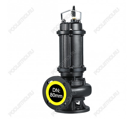 Канализационный насос AquaViva 80WQ40-13-3(DN80,Q=40,H=13,P=3kW,380V)